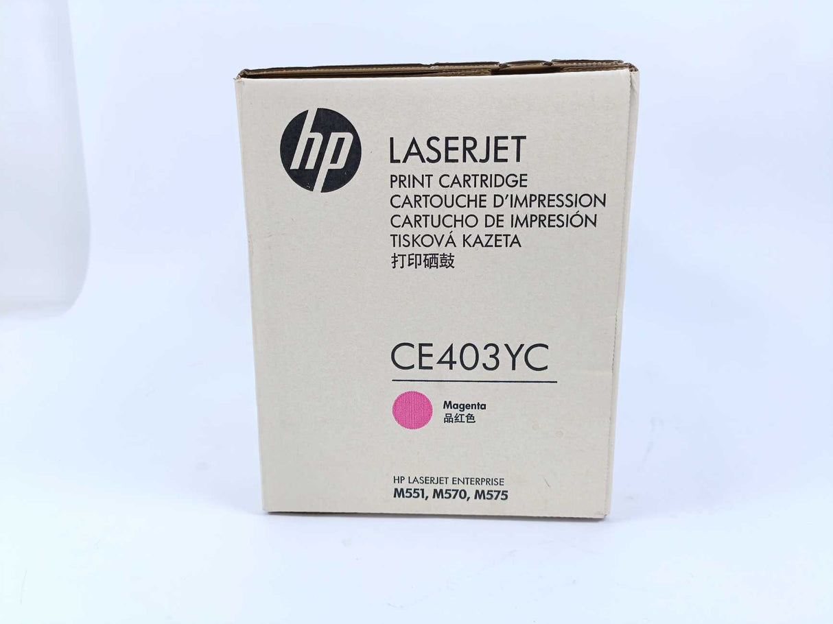 HP CE403YC Magenta Laserjet Print Cartridge