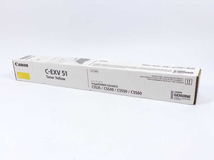Canon 0484C002 C-EXV51Y Yellow Toner