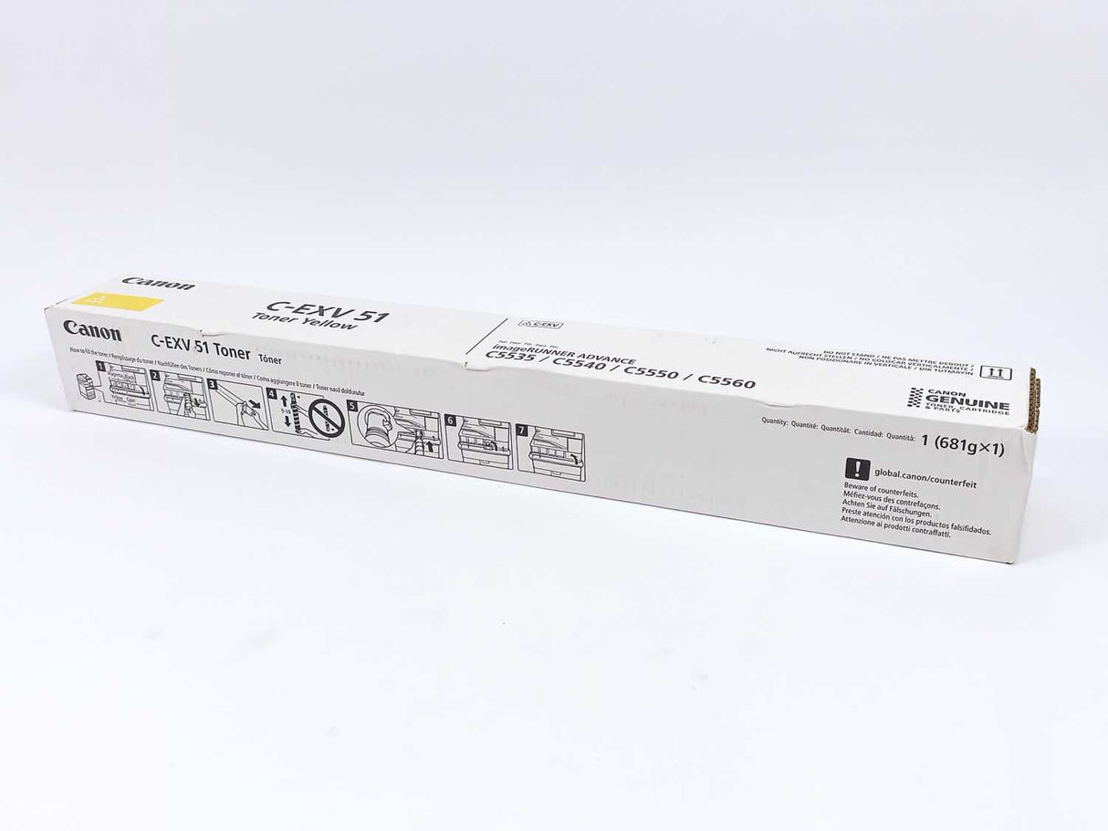 Canon 0484C002 C-EXV51Y Yellow Toner