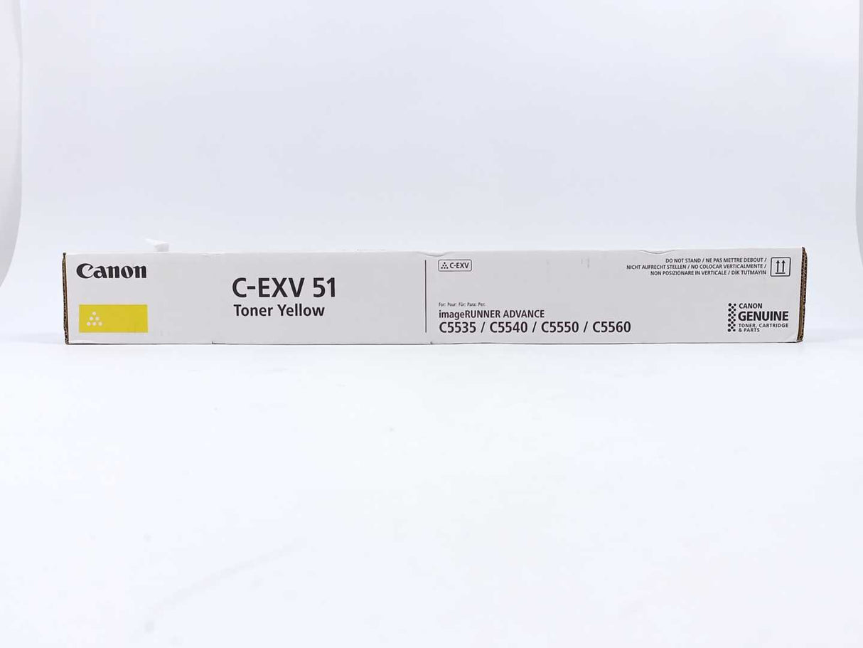 Canon 0484C002 C-EXV51Y Yellow Toner
