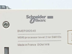 Schneider Electric BMEP582040 M580 Processor Level 2 for D&R IOs