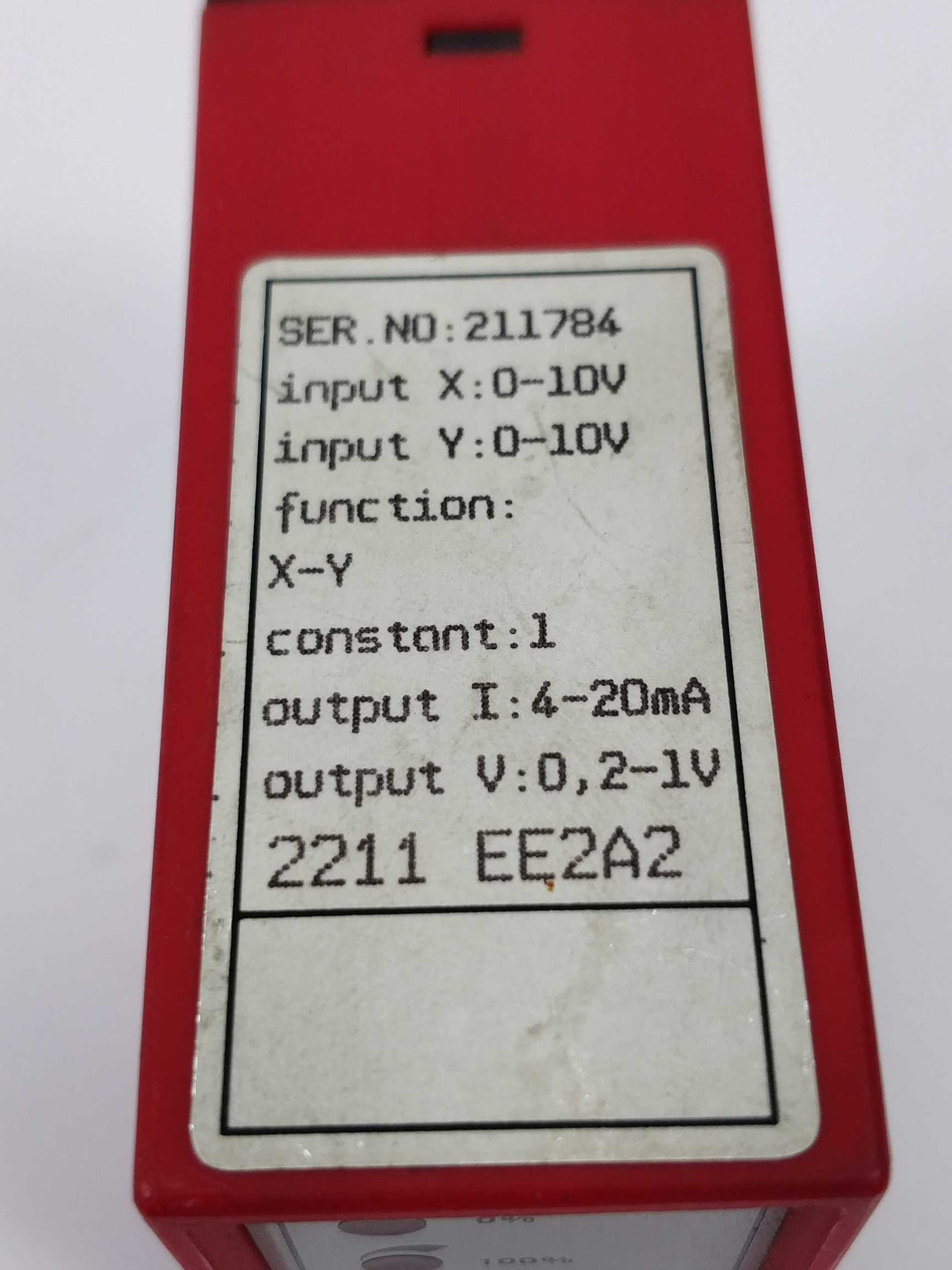 PR Electronics 2211 EE2A2 Analog calculator