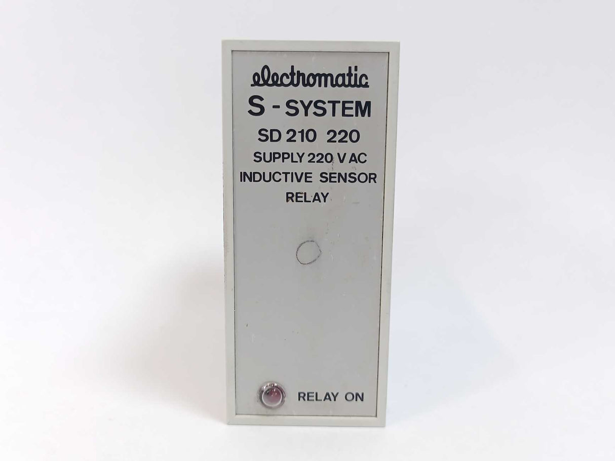 Electromatic SD 210 220 S-System Inductive Sensor Relay