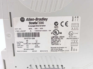 AB 1783-US08T Ser. A Industrial Ethernet Switch Unmanaged 8 RJ45 10/100Base TX
