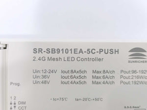 Sunricher SR-SB9101EA-5C-PUSH 2.4G Mesh LED Controller