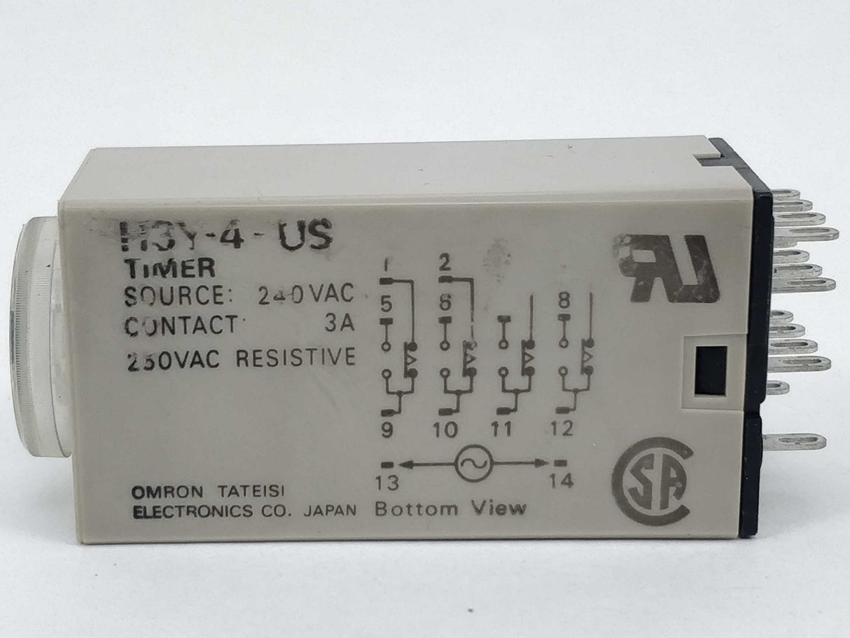 OMRON H3Y-4-US Solid-state timer relay