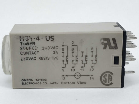 OMRON H3Y-4-US Solid-state timer relay