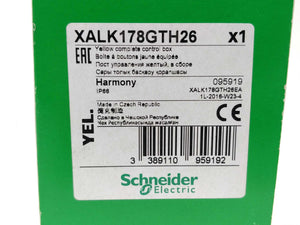 Schneider Electric 095919 XALK178GTH26 Harmony emergency stop box