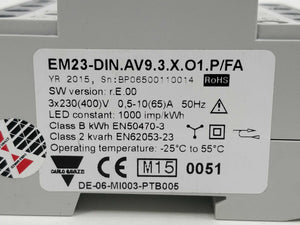 Carlo Gavazzi EM23-DIN.AV9.3.X.O1.P/FA EM23 Energy Meter