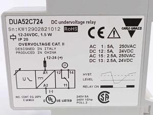 Carlo Gavazzi DUA52C724 1-phase DC undervoltage monitoring relay