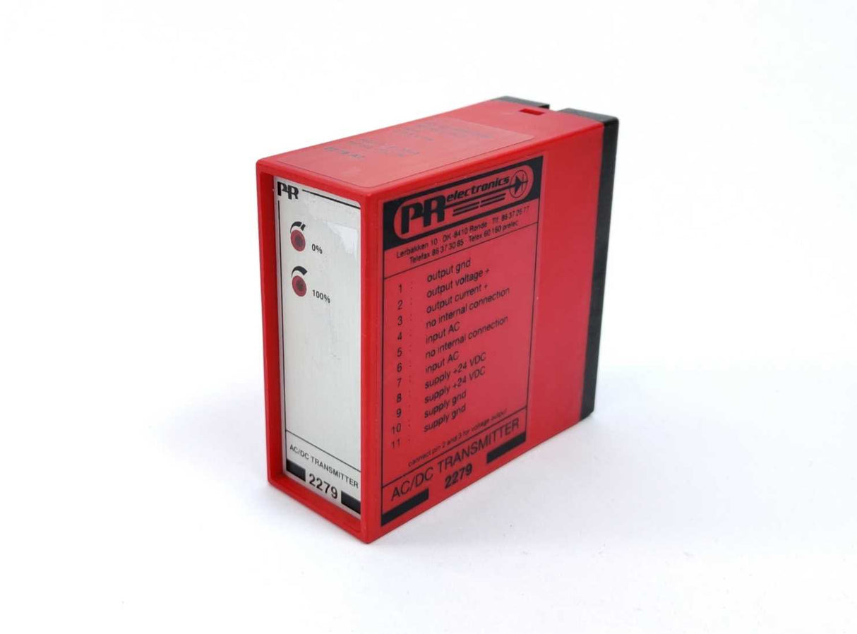 PR Electronics 2279 A2 AC/DC Transmitter
