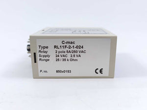 C-mac RL11F-2-1-230 Level Control Relay