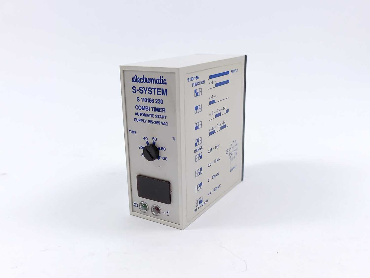 Electromatic S 110166 230 Combi Timer Automatic Start