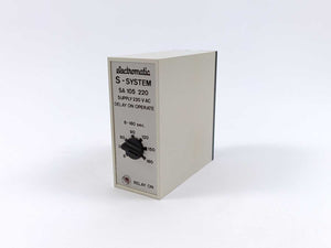 Electromatic SA 105 220 8-180 sec. 220 VAC Relay. Delay on Operate