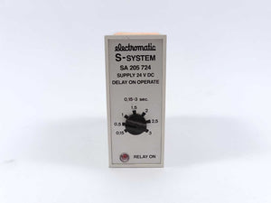 Electromatic SA205724 S-SYSTEM SUPPLY 24VDC DELAY ON OPERATE 0,15-3 sec
