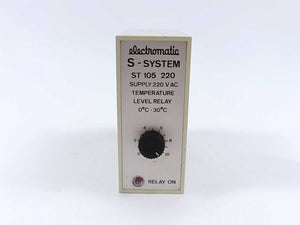 Electromatic ST 105 220 S-SYSTEM Temperature Level Relay 0-30°C