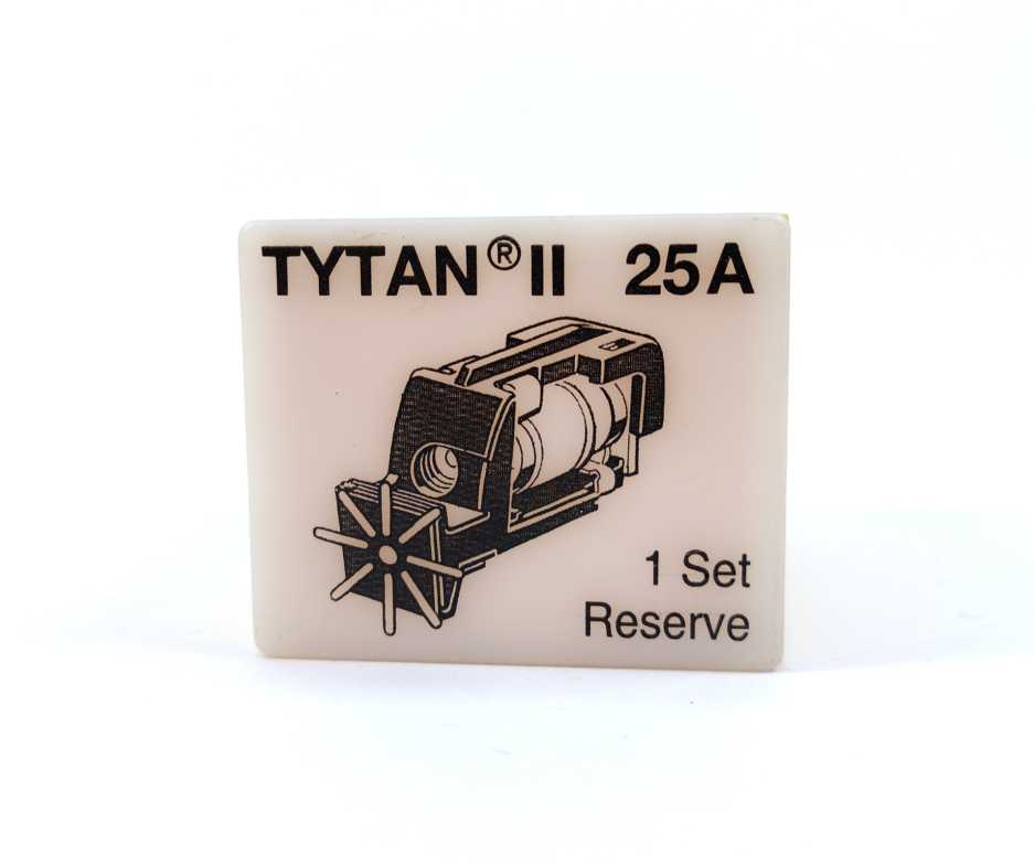 Tytan 25A Tytan II fuse drawer complete 3x25A