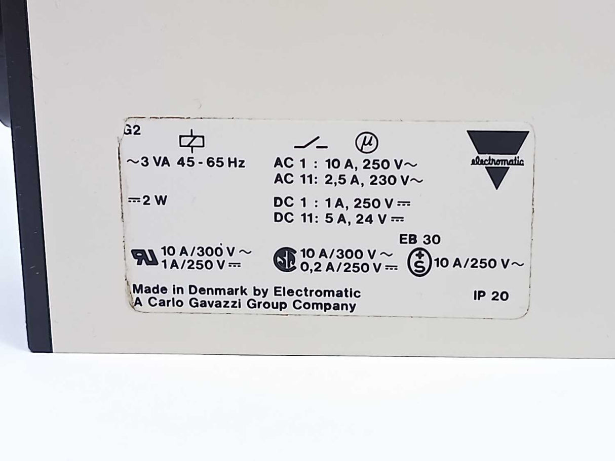 Electromatic SR 110 230 Machine Operator Safeguard 230 VAC