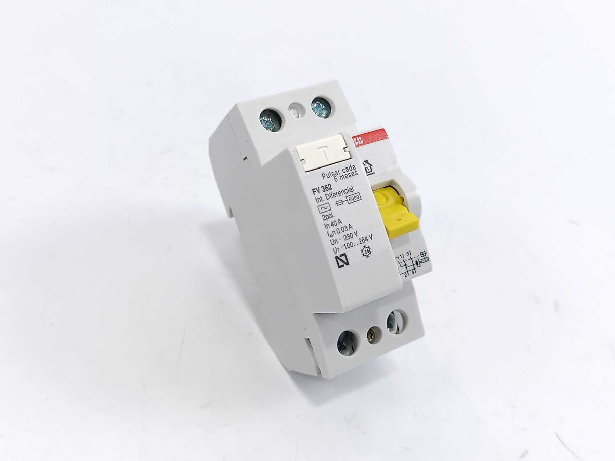 ABB FV 362 2-Pole Residual Current Circuit Breaker, Batch of 2 pcs.