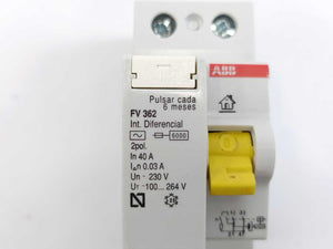 ABB FV 362 2-Pole Residual Current Circuit Breaker, Batch of 2 pcs.