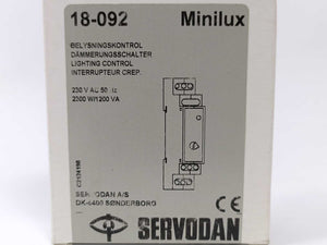 Servodan 18-092 Minilux Lighting Control 230VAC 50Hz