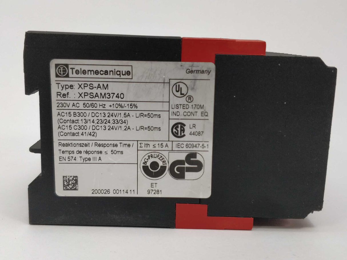 Schneider Electric XPSAM XPSAM3740 Safety module