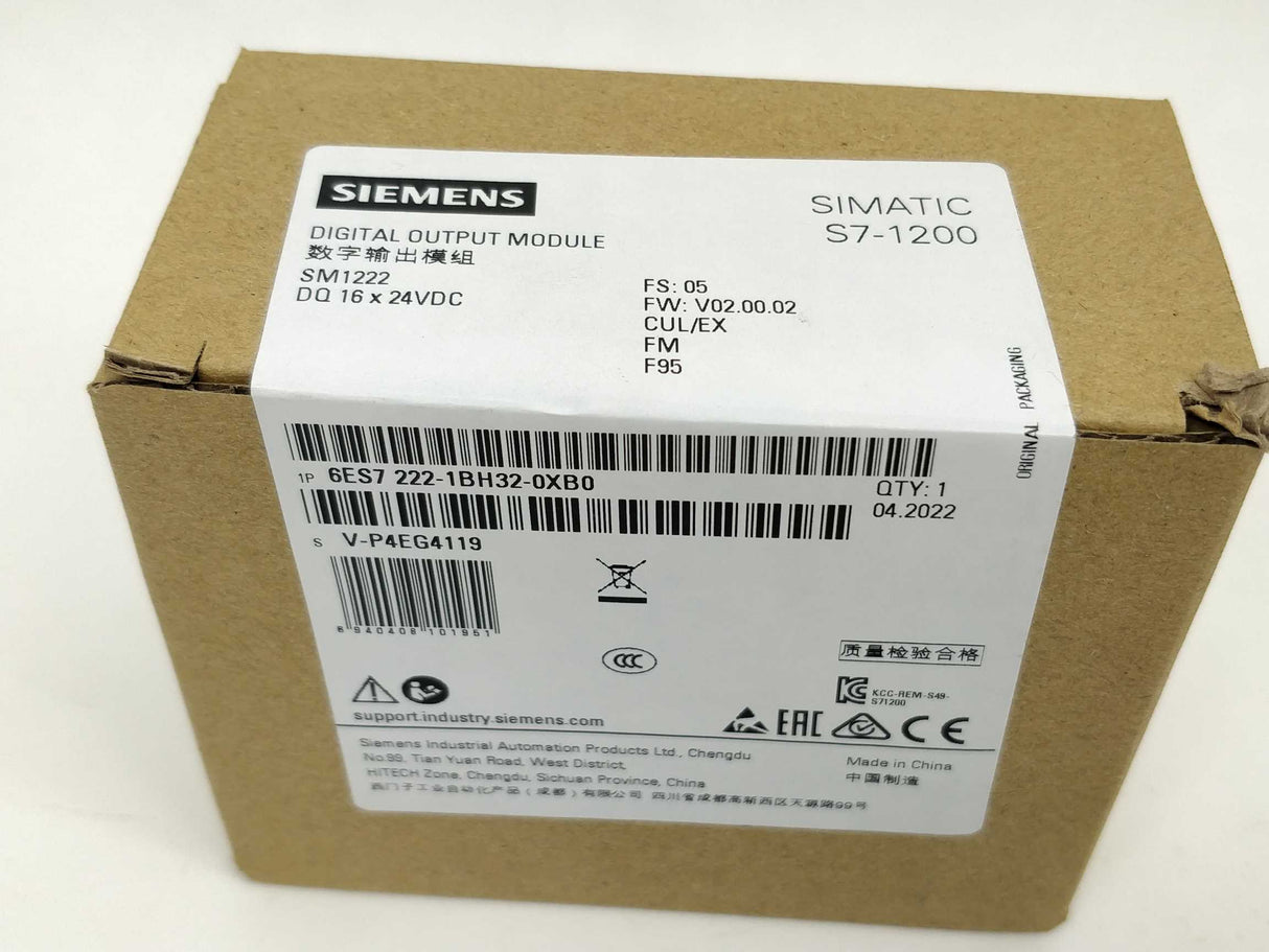 Siemens 6ES7222-1BH32-0XB0 Digital output module