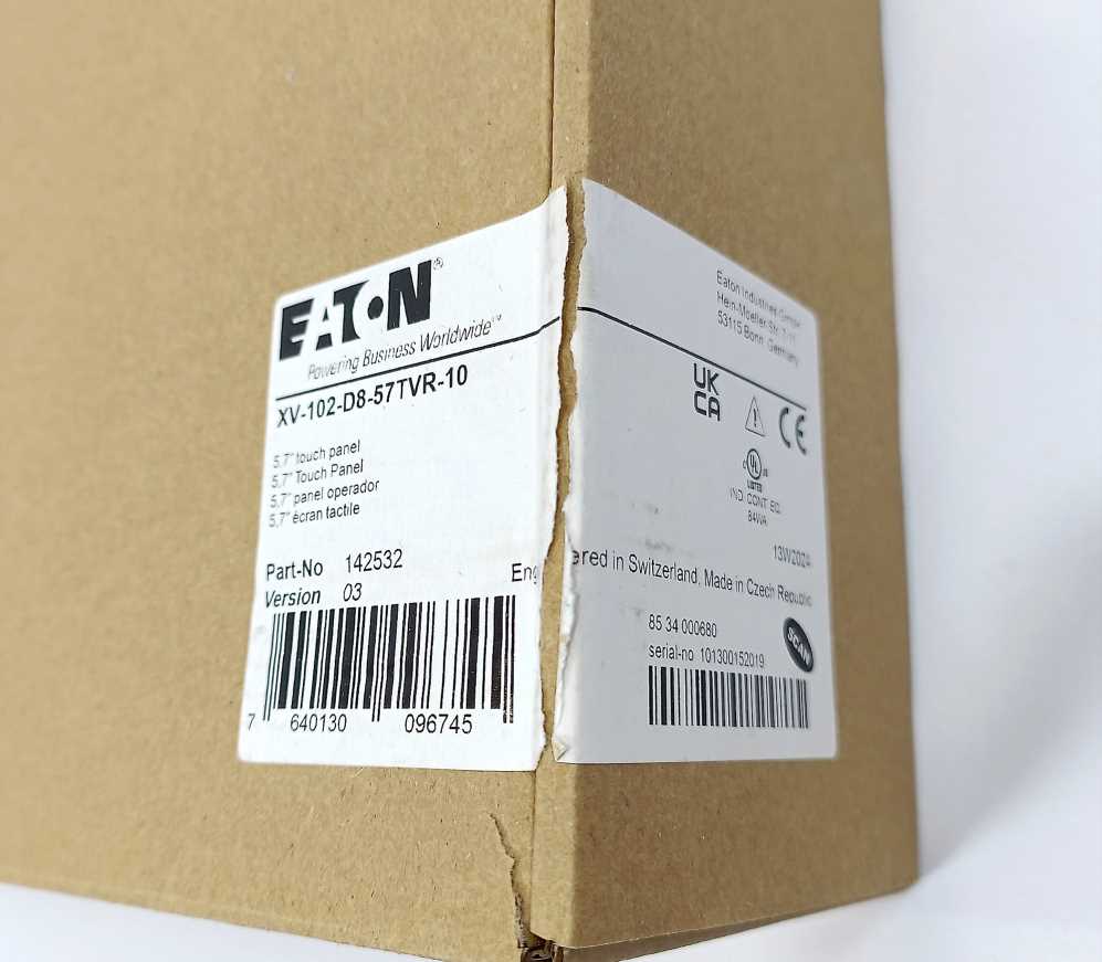 Eaton 142532 XV-102-D8-57TVR-10 Touch Panel