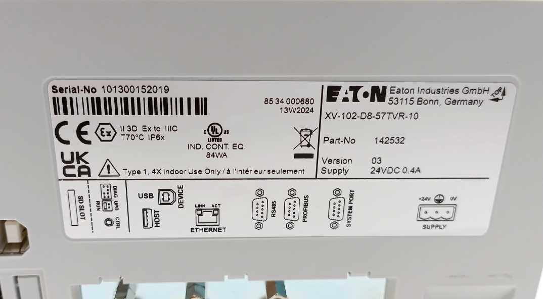 Eaton 142532 XV-102-D8-57TVR-10 Touch Panel