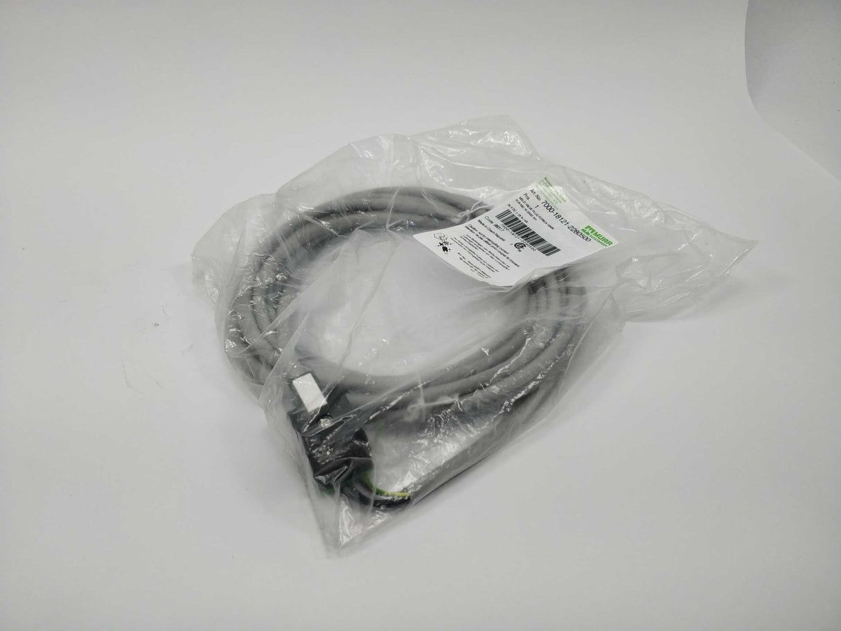 MURR Elektronik 7000-18121-2280500 MSUD valve plug A-18mm with cable, 5 m