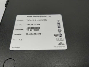 Moxa NPort 5610-16-48V 16 Port RS-232 Device server (48VDC)