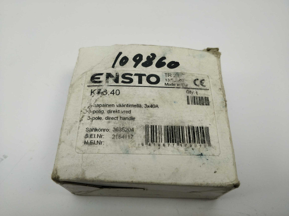 Ensto KS3.40 Load Brake Switch Rotary