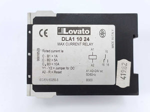 Lovato DLA11024 Max Current Relay