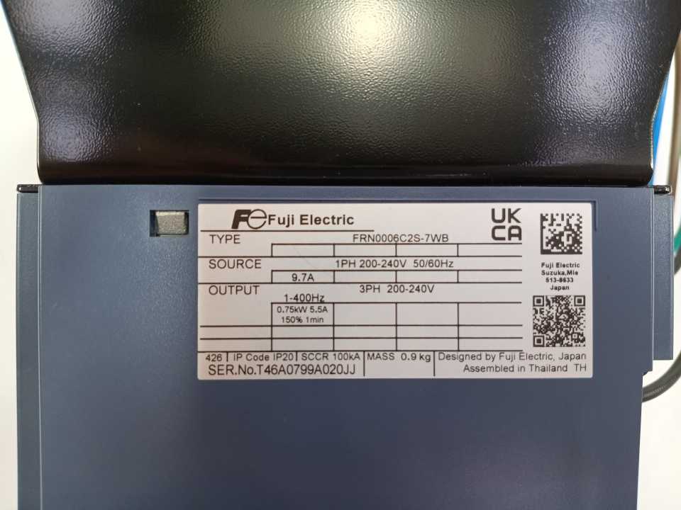 Fuji Electric FRN0006C2S-7WB FRENIC-Mini Inverter Drive FRN0006C2S-7WB