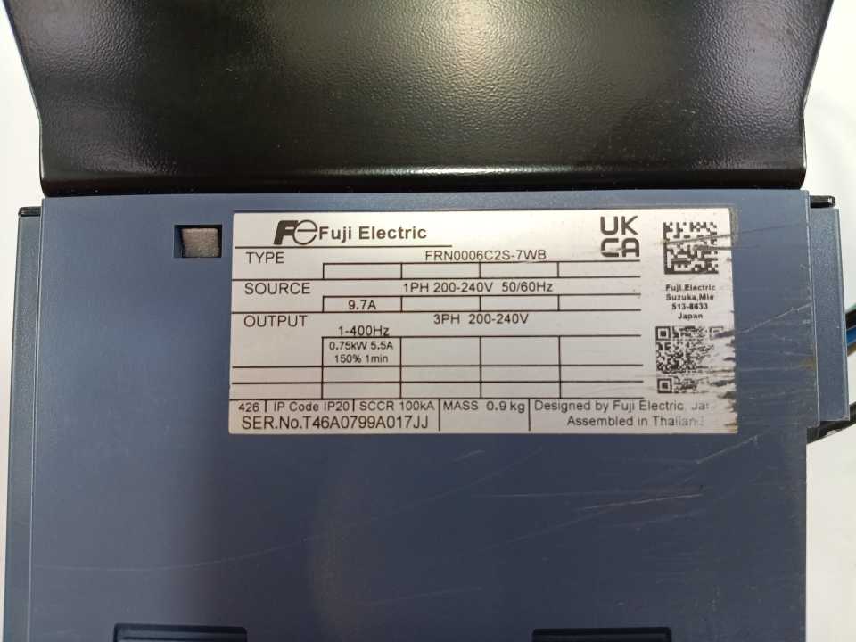 Fuji Electric FRN0006C2S-7WB FRENIC-Mini Inverter Drive FRN0006C2S-7WB