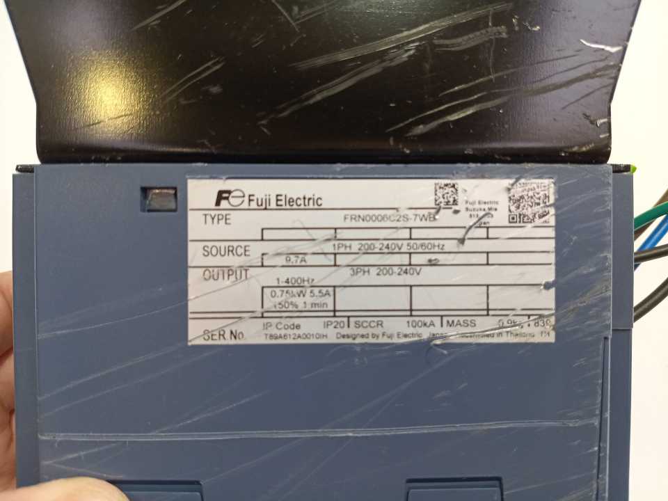 Fuji Electric FRN0006C2S-7WB FRENIC Mini Inverter Drive FRN0006C2S-7WB