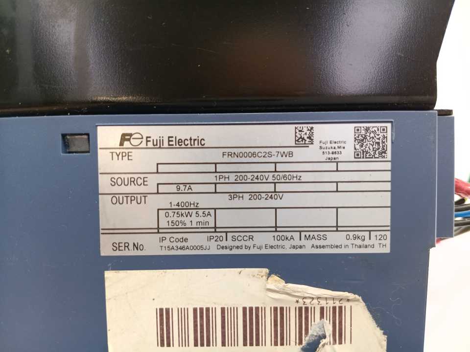 Fuji Electric FRN0006C2S-7WB FRENIC-Mini Inverter Drive FRN0006C2S-7WB