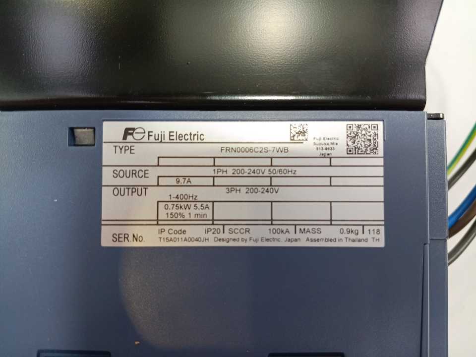 Fuji Electric FRN0006C2S-7WB FRENIC-Mini Inverter FRN0006C2S-7WB