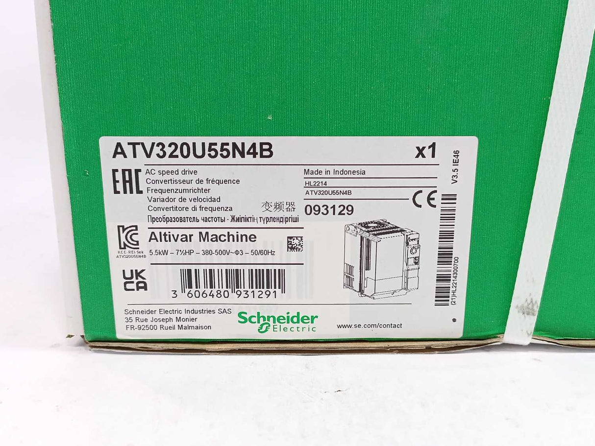 Schneider Electric ATV320U55N4B AC Speed Drive