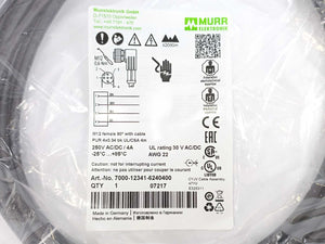 MURR Elektronik 7000-12341-6240400 M12 Female 90° A-cod. w/ Cable Batch 4 Pcs.