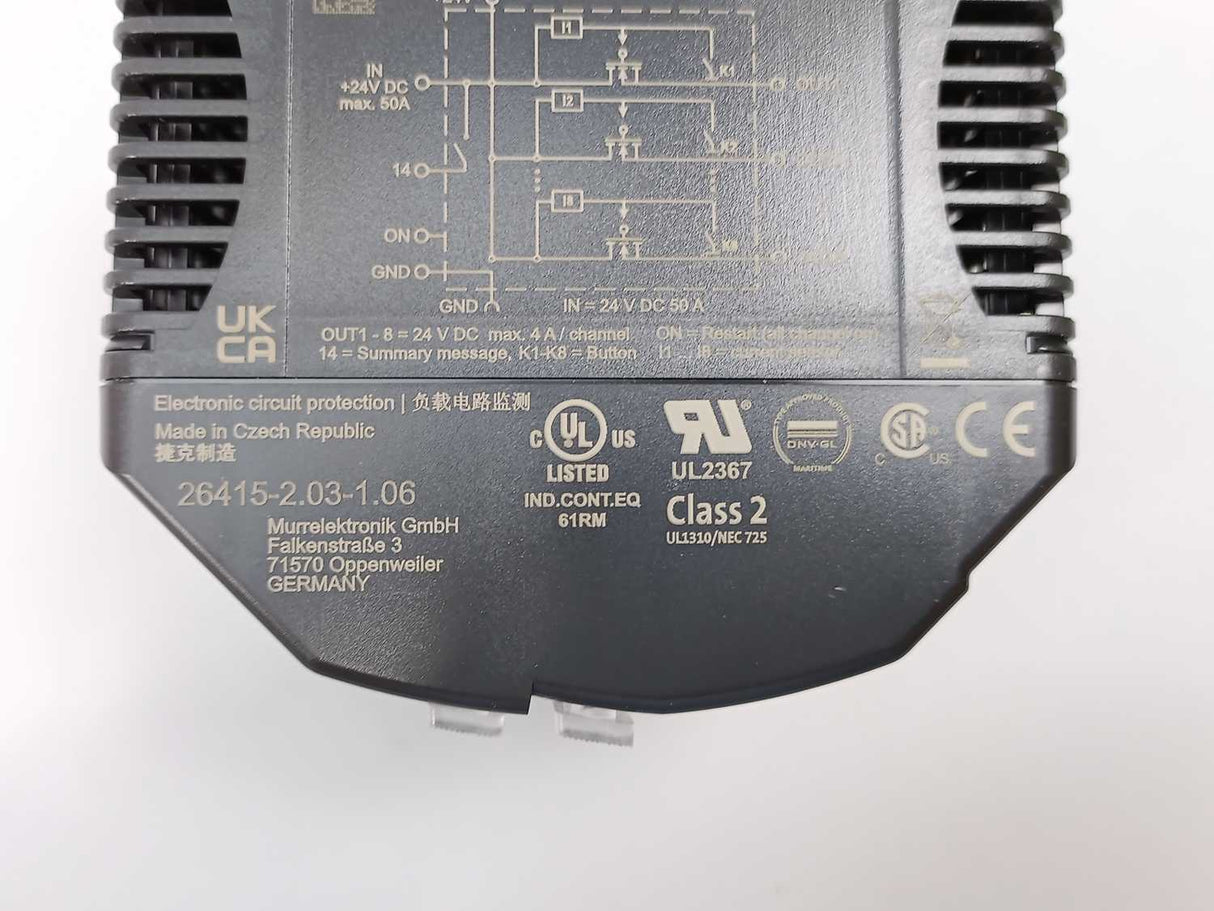 MURR Elektronik 9000-41068-0400000 MICO BASIC 8.4 Electronic Circuit Protection