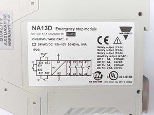 Carlo Gavazzi NA13D Emergency Stop Module