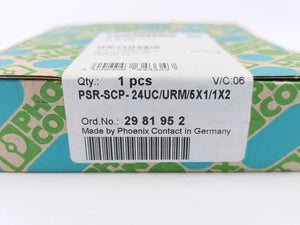 Phoenix Contact 2981952 PSR-SCP- 24UC/URM/5X1/1X2 Coupling Relay
