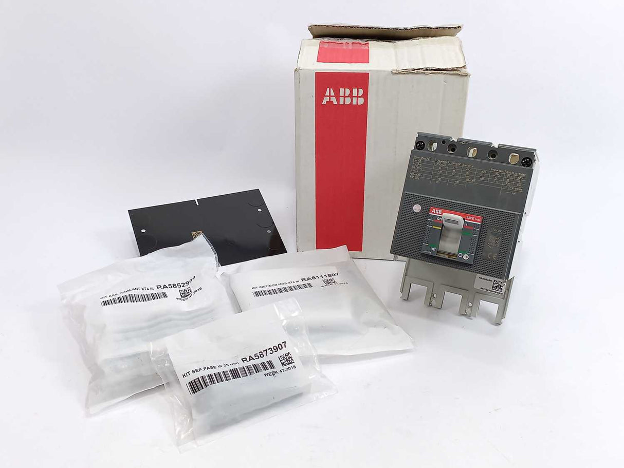 ABB 1SDA068173R1 TX4N 250 Power Circuit-Breaker Fixed 3+Pole Terminals