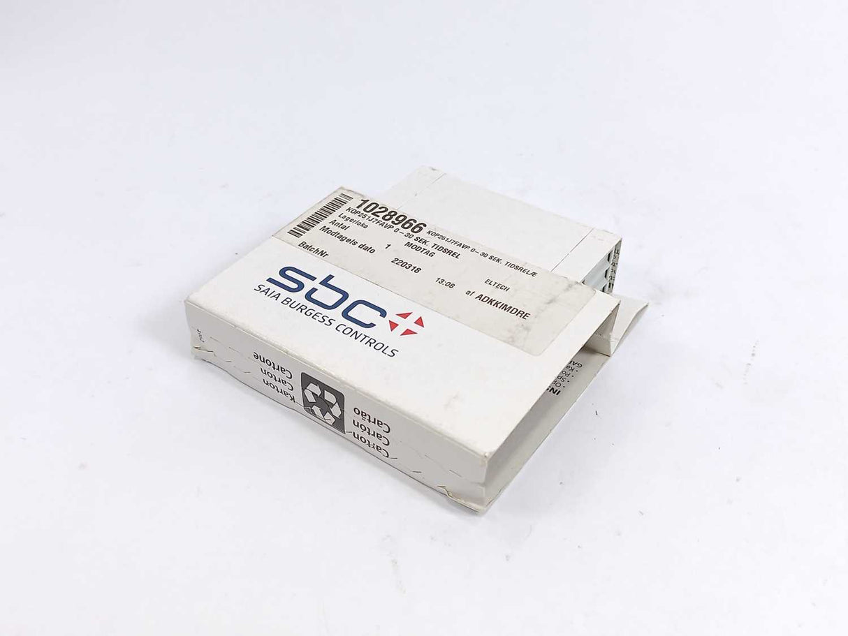 SBC K0P251JFAVPN00 Electronic Timer 24-240VAC 24-48VDC 1.5-30s