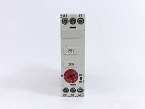 SBC K0P251JFAVPN00 Electronic Timer 24-240VAC 24-48VDC 1.5-30s