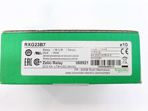 Schneider Electric RXG23B7 Zelio Relay Batch 10 Pcs.