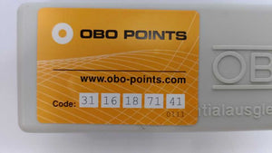 Obo Bettermann 5015073 Equipotential Bonding Rail with Plastic Base Plate