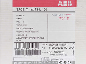 ABB 1SDA051157R1 T2L160 Service Breakers