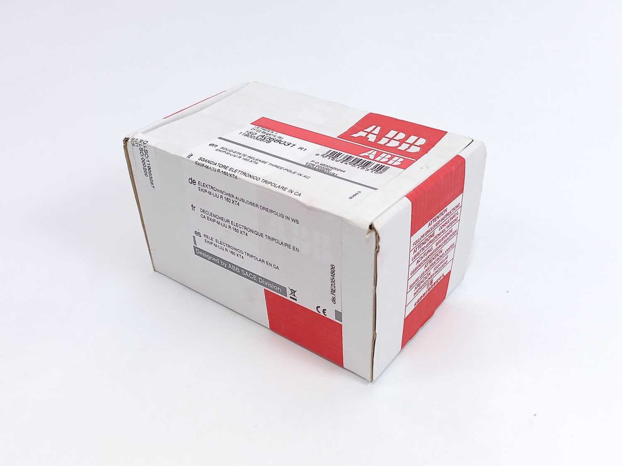 ABB 1SDA068031R1 Solid-State Release 3-Pole in AC Ekip-m-liu-r-160 XT4